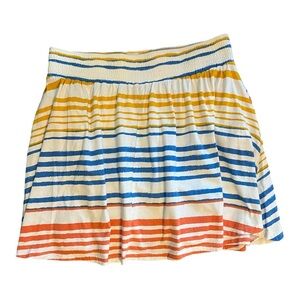 H&M Multicolor Striped Cotton Skirt – Size Medium
